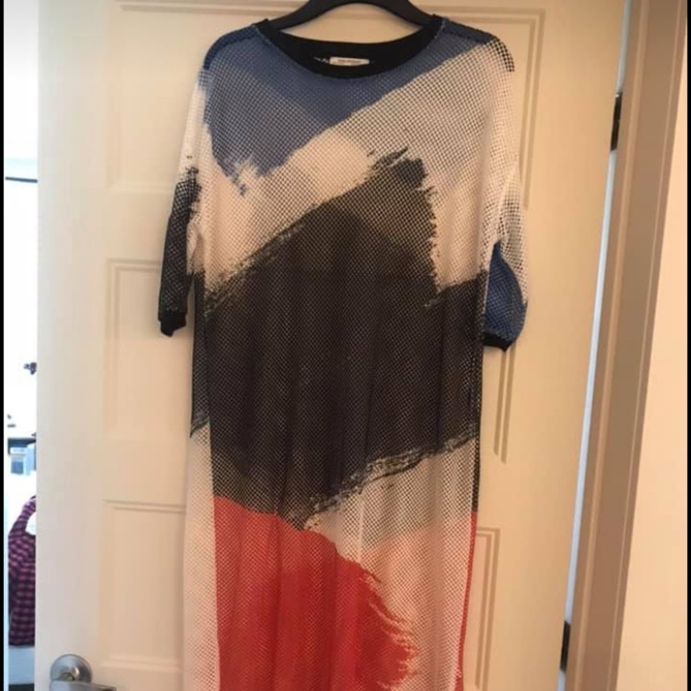 Short mesh dress